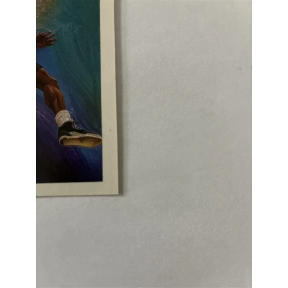 1990-91 NBA Hoops - Art Card Team Checklist Michael Jordan‎ #358